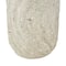22" Cream Magnesium Oxide Textured Amphora Vase with Handles